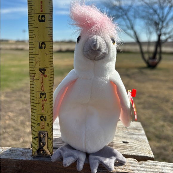 TY Beanie Baby Bird Plush with Pink and White “KuKu” 1/5/97 - Picture 5 of 7